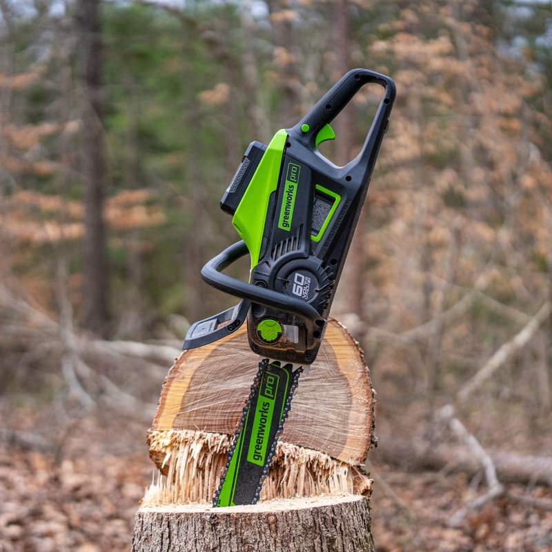 Цепная пила Greenworks GD60CS25 60V (40 см) аккумуляторная, без АКБ и ЗУ