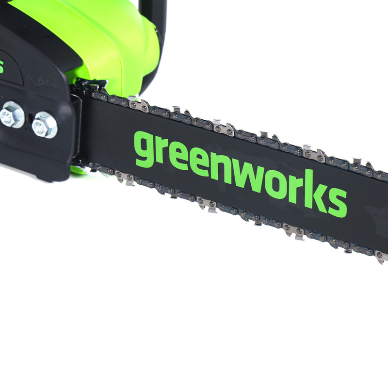 Цепная пила Greenworks GD40CS20XK4 40V (40 см) аккумуляторная, с АКБ 4 А/ч и ЗУ