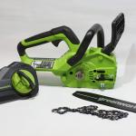 Цепная пила Greenworks G24CS25K4 24V (25 см) аккумуляторная, с АКБ 4 А/ч и ЗУ