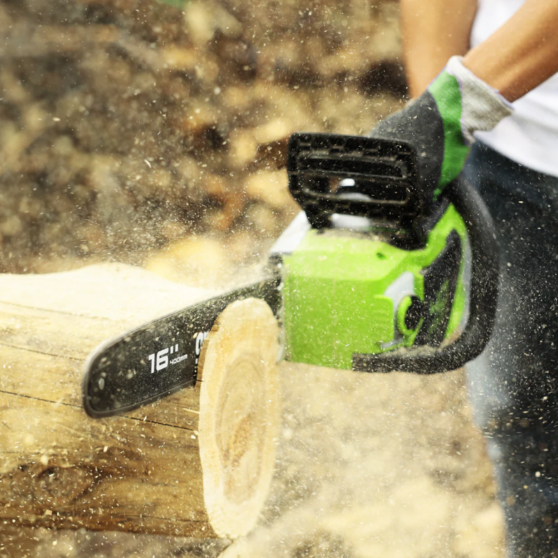 Цепная пила Greenworks GD40CS18K2 40V (40 см) аккумуляторная, с АКБ 2 А/ч и ЗУ
