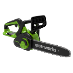 Цепная пила Greenworks G40CS30IIK4 40V (30 см) аккумуляторная, с АКБ 4 А/ч и ЗУ
