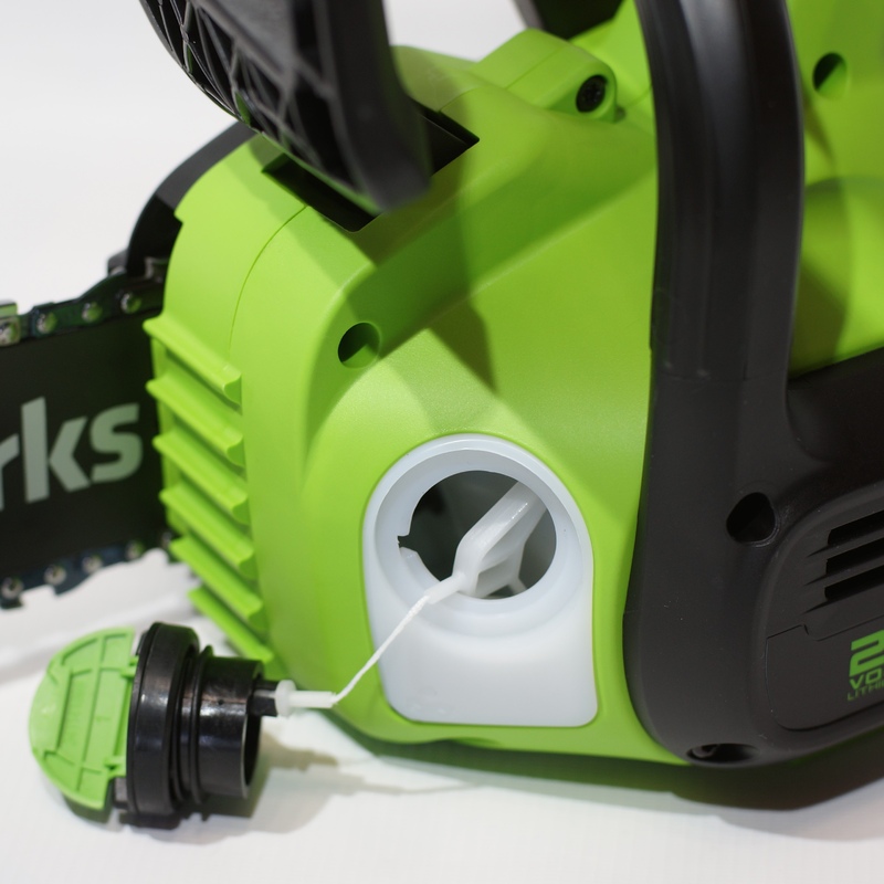 Цепная пила Greenworks G24CS25K2 24V (25 см) аккумуляторная, с АКБ 2 А/ч и ЗУ