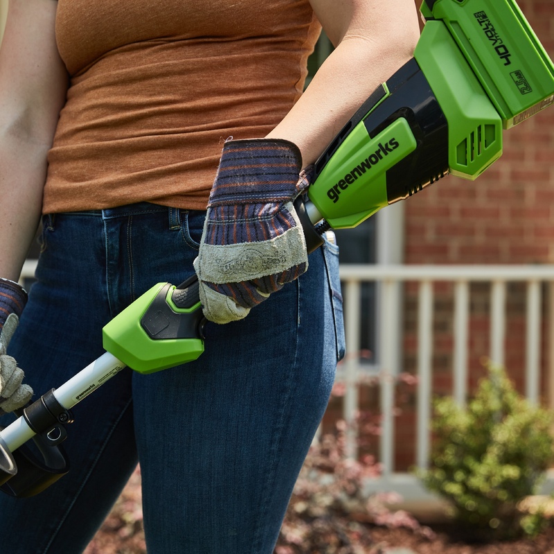 Триммер Greenworks GD40LT 40V (38 см) аккумуляторный, без АКБ и ЗУ