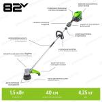 Триммер Greenworks GD82LTК5 82V (40 см) аккумуляторный, c АКБ 5 А/ч и ЗУ