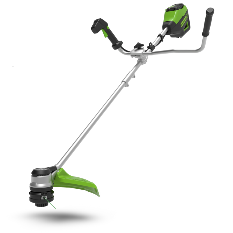 Триммер Greenworks GD60BCB 60V (40см) аккумуляторный, без АКБ и ЗУ
