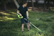 Триммер Greenworks G40LTK2 40V (30 см) аккумуляторный, с АКБ 2 А/ч и ЗУ