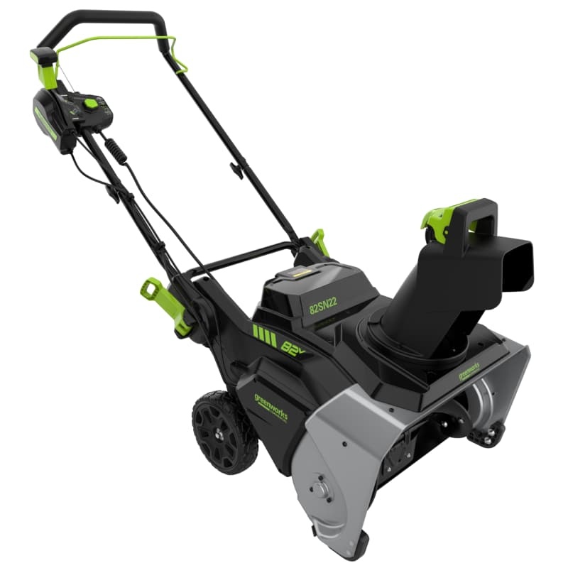 Снегоуборщик Greenworks 82SN22K5 82V (56 см) аккумуляторный, c АКБ 5 А/ч и ЗУ
