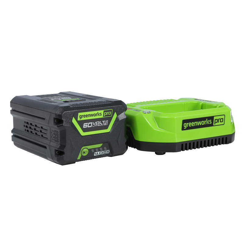 Снегоуборщик Greenworks GD60SSK4 60V (30 см) аккумуляторный, с АКБ 4А/ч и ЗУ