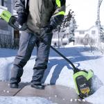 Снегоуборщик Greenworks GD60SSK4 60V (30 см) аккумуляторный, с АКБ 4А/ч и ЗУ