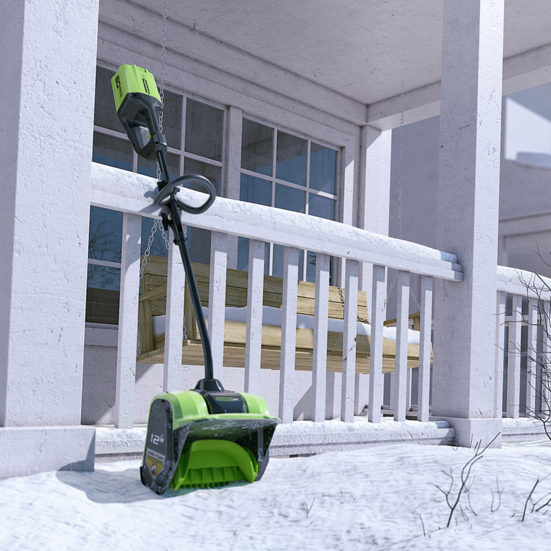 Снегоуборщик Greenworks GD60SS 60V (30 см) аккумуляторный, без АКБ и ЗУ