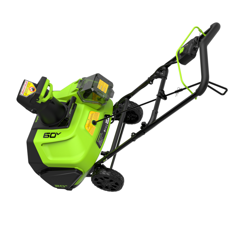 Снегоуборщик Greenworks GD60PSTK4 60V (51 см) аккумуляторный, с АКБ 4 А/ч и ЗУ