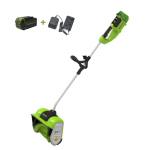 Снегоуборщик Greenworks GD40SSK4 40V (30см) аккумуляторный, с АКБ 4 А/ч и ЗУ