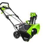 Снегоуборщик Greenworks GD40SB 40V (51 см) аккумуляторный, с АКБ 4 А/ч и ЗУ