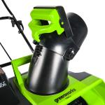 Снегоуборщик Greenworks GD40SB 40V (51 см) аккумуляторный, с АКБ 4 А/ч и ЗУ