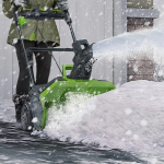Снегоуборщик Greenworks GD40SB 40V (51 см) аккумуляторный, с АКБ 4 А/ч и ЗУ