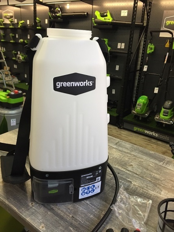 Опрыскиватель садовый Greenworks GSP1250 24V аккумуляторный, без АКБ и ЗУ