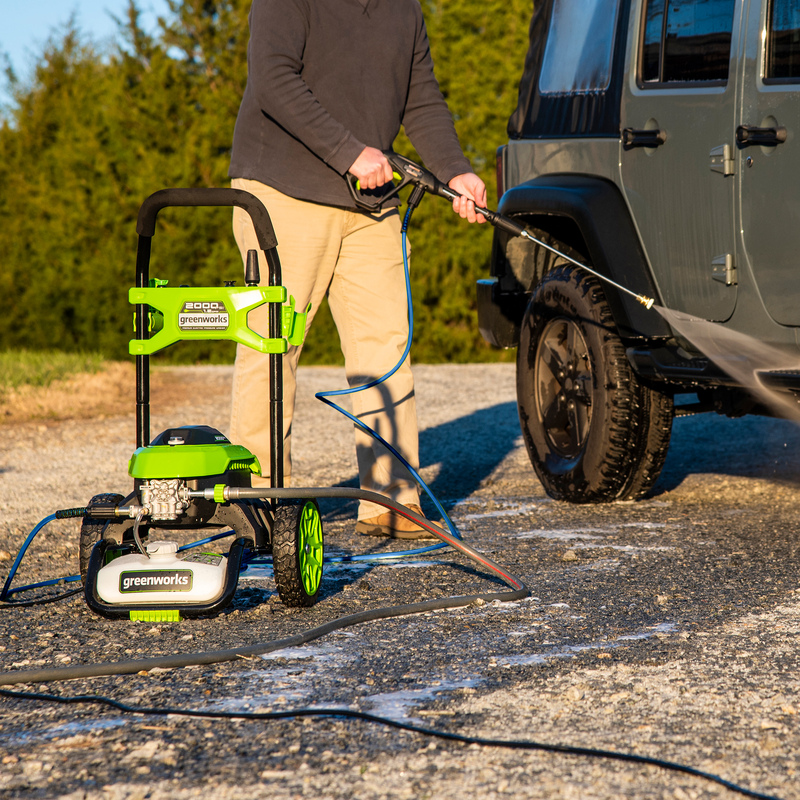 Мойка высокого давления Greenworks GHP2000 220V 140бар 1800Вт