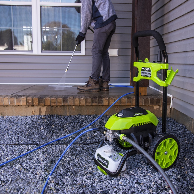 Мойка высокого давления Greenworks GHP2000 220V 140бар 1800Вт
