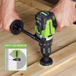 Дрель-шуруповерт ударная Greenworks GD24DD140 24V (140Нм) аккумуляторная, без АКБ и ЗУ