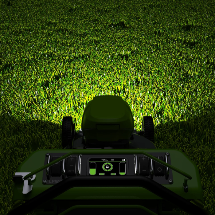 Газонокосилка Greenworks LM221S 82V (56 см) самоходная аккумуляторная, без АКБ и ЗУ