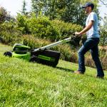 Газонокосилка Greenworks GD60LM51SPK4 60V (51 см) самоходная аккумуляторная, с АКБ 4 А/ч и ЗУ