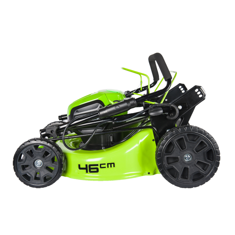 Газонокосилка Greenworks GD60LM46SPK4 60V (46 см) самоходная аккумуляторная, с АКБ 4 А/ч и ЗУ