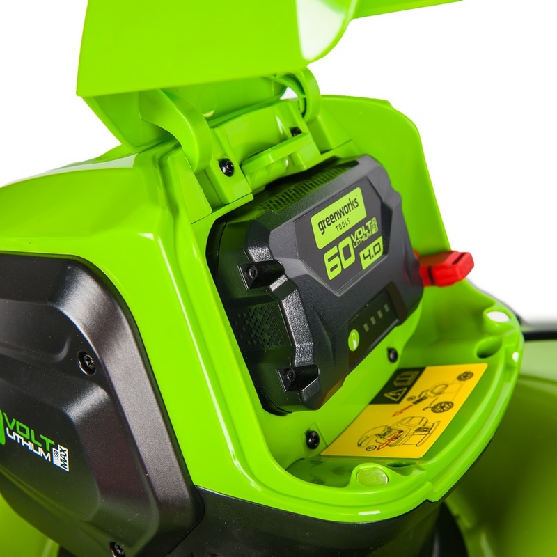 Газонокосилка Greenworks GD60LM46SPK4 60V (46 см) самоходная аккумуляторная, с АКБ 4 А/ч и ЗУ