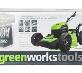 Газонокосилка Greenworks GD60LM46HPK4 60V (46 см) аккумуляторная, с АКБ 4 А/ч и ЗУ