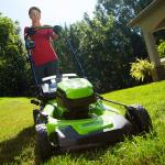 Газонокосилка Greenworks GD60LM46HPK4 60V (46 см) аккумуляторная, с АКБ 4 А/ч и ЗУ
