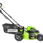 Газонокосилка Greenworks GD60LM46HPK4 60V (46 см) аккумуляторная, с АКБ 4 А/ч и ЗУ