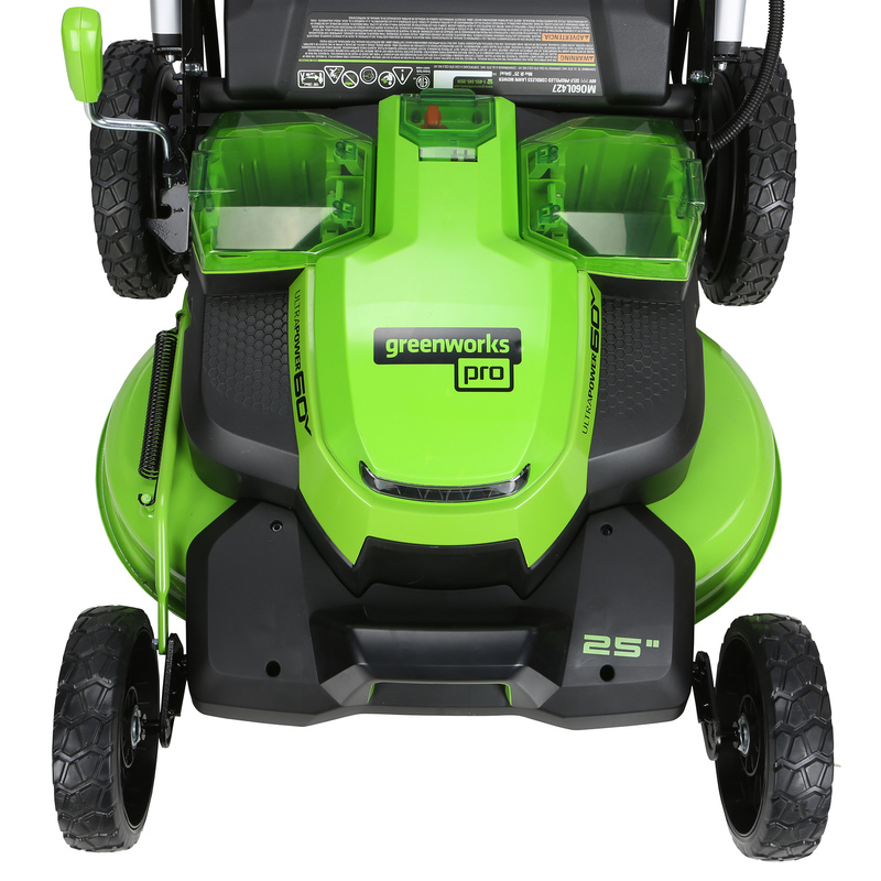 Газонокосилка Greenworks Twin Force GD60LM61 60V (61 см) самоходная аккумуляторная, без АКБ и ЗУ