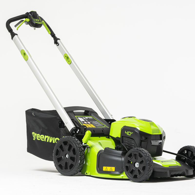 Газонокосилка Greenworks GD40LM48SPK4 40V (48 см) самоходная аккумуляторная, c АКБ 4 А/ч и ЗУ