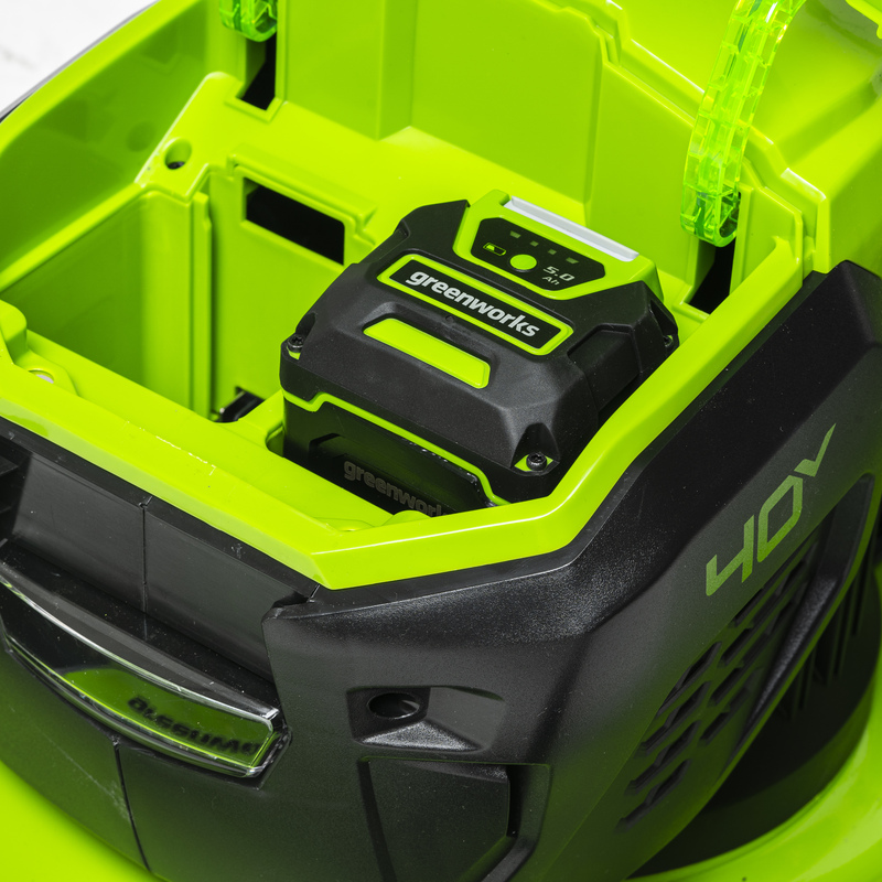 Газонокосилка Greenworks GD40LM48SPK4 40V (48 см) самоходная аккумуляторная, c АКБ 4 А/ч и ЗУ