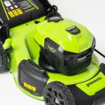Газонокосилка Greenworks GD40LM48SPK4 40V (48 см) самоходная аккумуляторная, c АКБ 4 А/ч и ЗУ