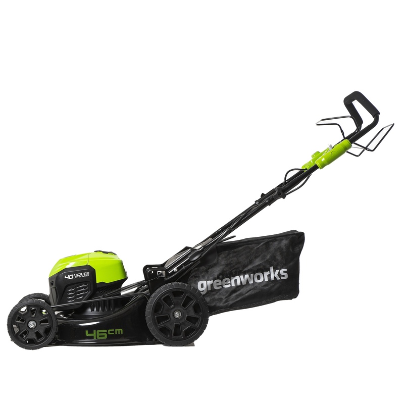 Газонокосилка Greenworks GD40LM46SPK4 40V (46 см) самоходная аккумуляторная, с АКБ 4 А/ч и ЗУ