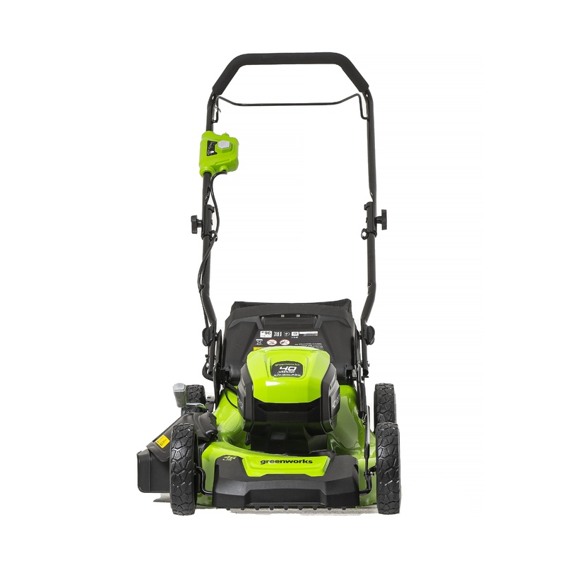 Газонокосилка Greenworks GD40LM46HPK4 40V (46 см) аккумуляторная, с АКБ 4 А/ч и ЗУ