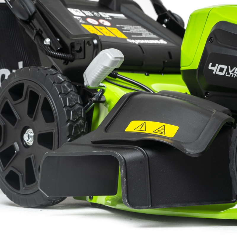 Газонокосилка Greenworks GD40LM46HPK4 40V (46 см) аккумуляторная, с АКБ 4 А/ч и ЗУ