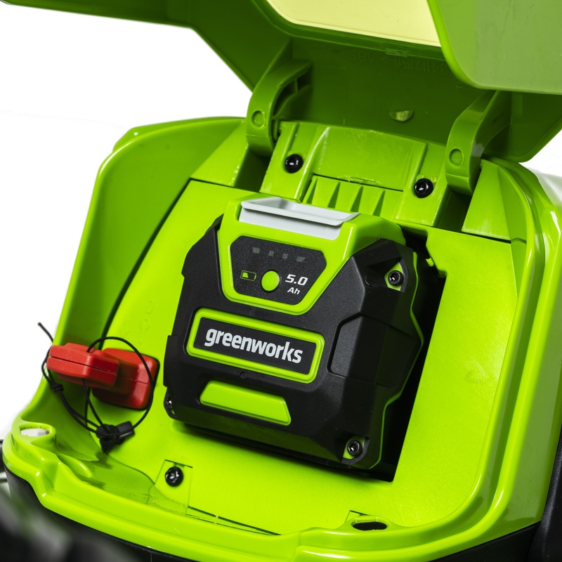 Газонокосилка Greenworks GD40LM46HPK4 40V (46 см) аккумуляторная, с АКБ 4 А/ч и ЗУ