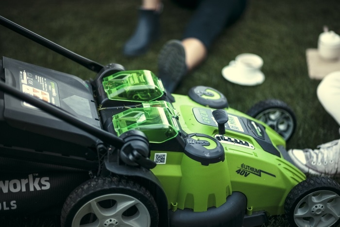Газонокосилка Greenworks G40LM49DBK4 40V (49 см) аккумуляторная, с АКБ 4 А/ч и ЗУ
