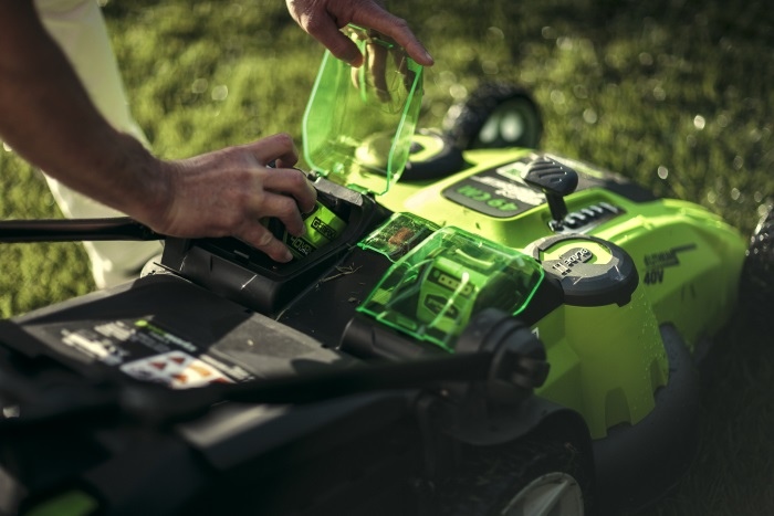 Газонокосилка Greenworks G40LM49DB 40V (49 см) аккумуляторная, без АКБ и ЗУ