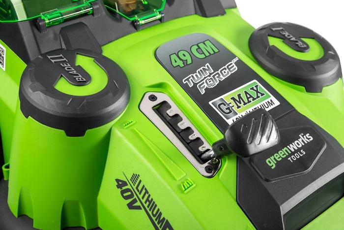 Газонокосилка Greenworks G40LM49DB 40V (49 см) аккумуляторная, без АКБ и ЗУ
