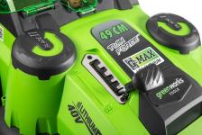 Газонокосилка Greenworks G40LM49DB 40V (49 см) аккумуляторная, без АКБ и ЗУ