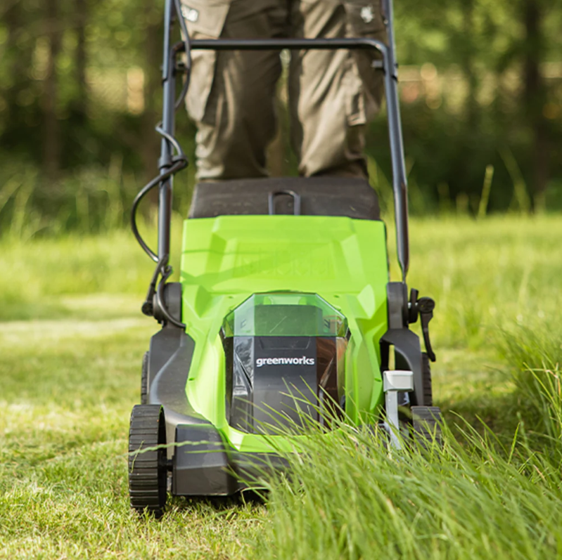 Газонокосилка Greenworks G40LM35 40V (35 см) аккумуляторная, без АКБ и ЗУ