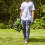 Газонокосилка Greenworks GD24LM33K4 24V (33 см) аккумуляторная, с АКБ 4 А/ч и ЗУ