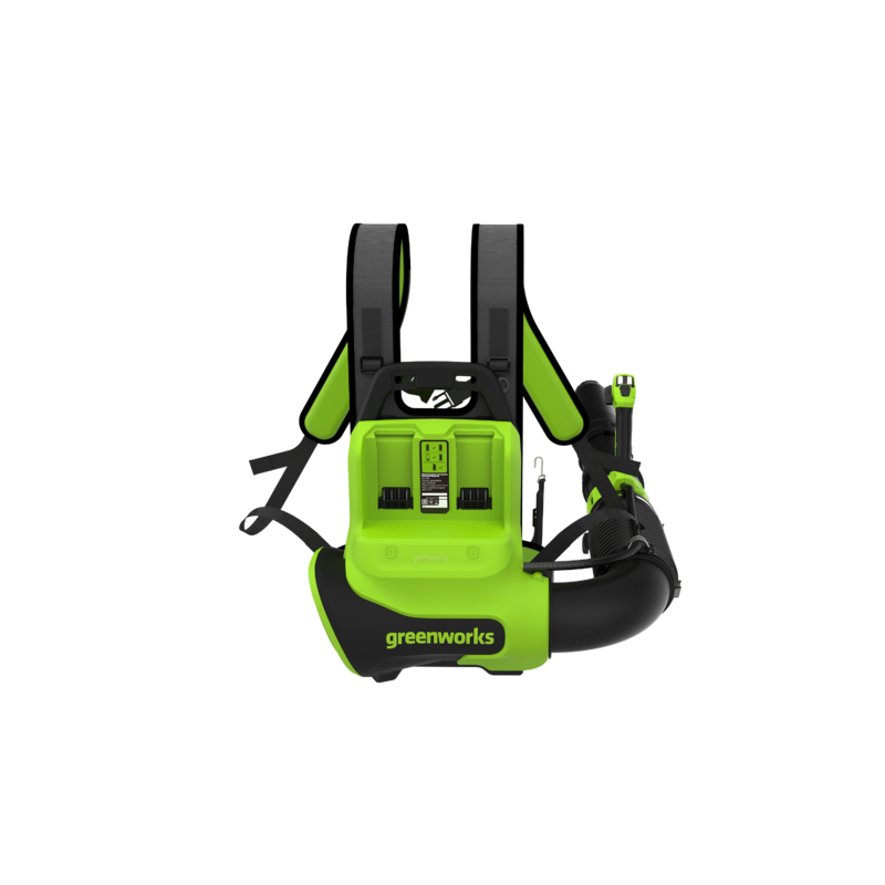 Воздуходувка Greenworks GD40BPG2 40V (281 км/ч) ранцевая аккумуляторная, без АКБ и ЗУ