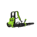 Воздуходувка Greenworks GD40BPG2 40V (281 км/ч) ранцевая аккумуляторная, без АКБ и ЗУ