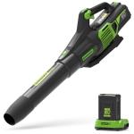 Воздуходувка Greenworks GD60ABK4 60V (209 км/ч) аккумуляторная, c АКБ 4 А/ч и ЗУ