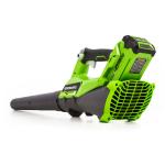 Воздуходувка Greenworks G40ABK2 40V (177 км/ч) аккумуляторная, с АКБ 4 А/ч и ЗУ