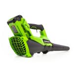 Воздуходувка Greenworks G40ABK2 40V (177 км/ч) аккумуляторная, с АКБ 4 А/ч и ЗУ