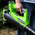 Воздуходувка Greenworks G40ABK2 40V (177 км/ч) аккумуляторная, с АКБ 4 А/ч и ЗУ